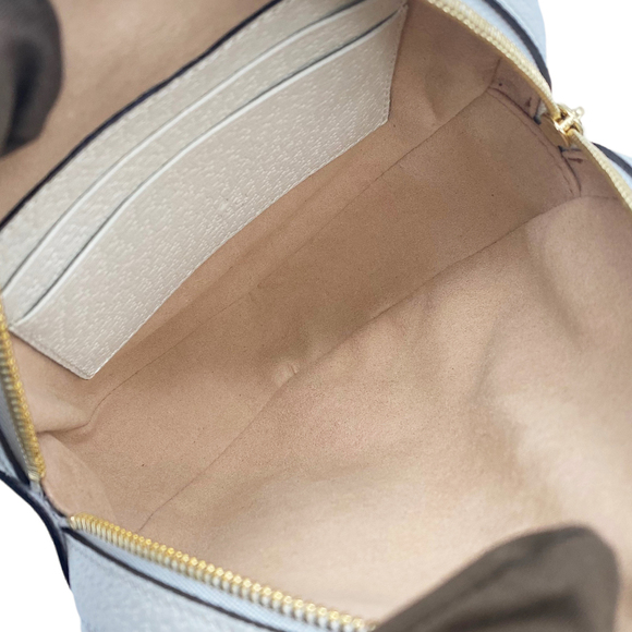 Gucci Mini Round Backpack Leather Rucksack Daypack Ivory Gold - Picture 4 of 7